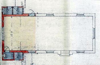 Plan of 1933 showing the proposed extension to the left [RDBP2-329]